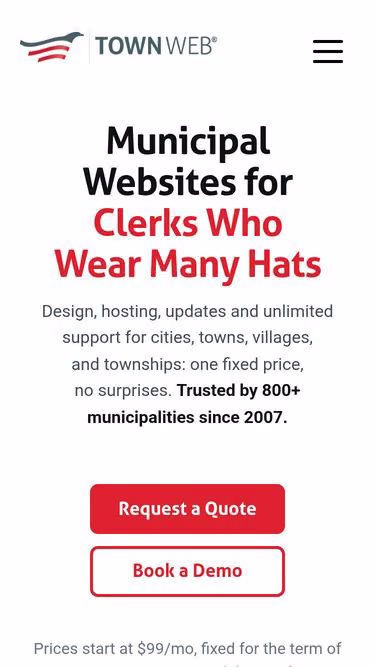 Screenshot of tweb.app