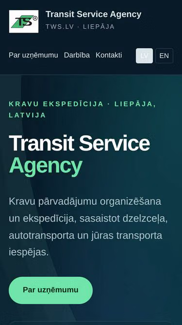 Screenshot of tws.lv