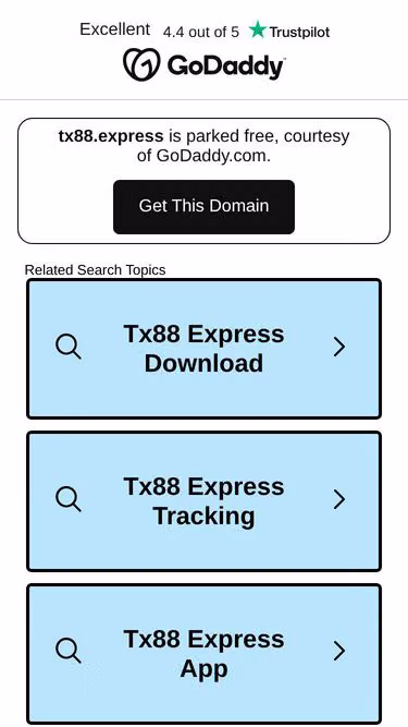 Screenshot of tx88.express
