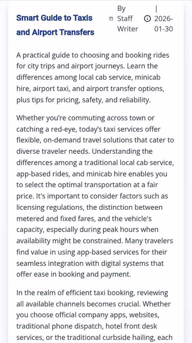 Screenshot of tx88.taxi