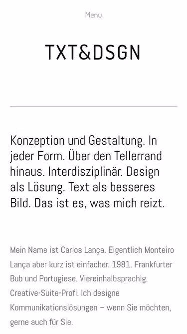 Screenshot of txt.design