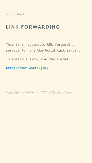 Screenshot of ubr.world