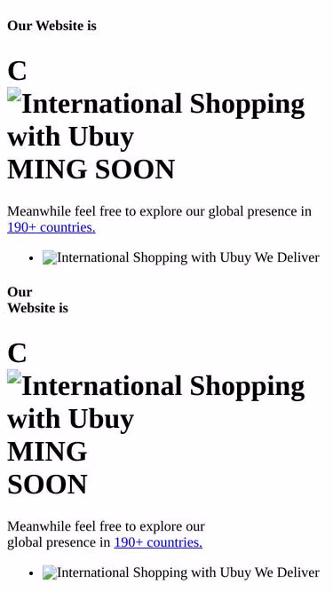 Screenshot of ubuy.io