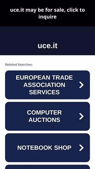 Screenshot of uce.it