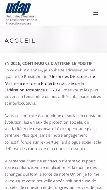 Screenshot of udap.fr