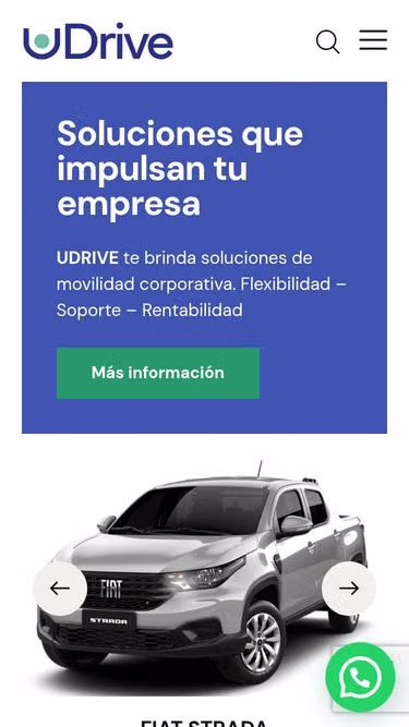 Screenshot of udrive.com.ar