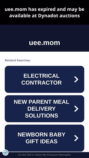 Screenshot of uee.mom
