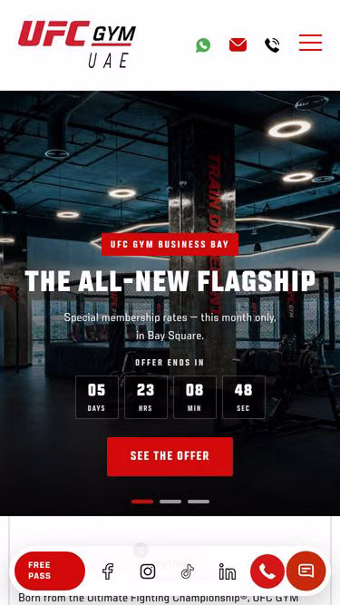 Screenshot of ufcgym.me