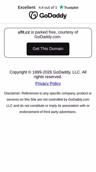 Screenshot of ufit.cz