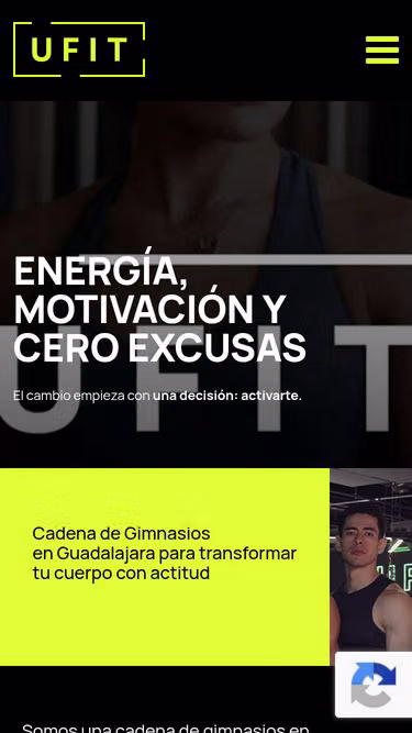 Screenshot of ufit.mx
