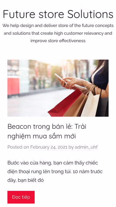 Screenshot of uhf.vn