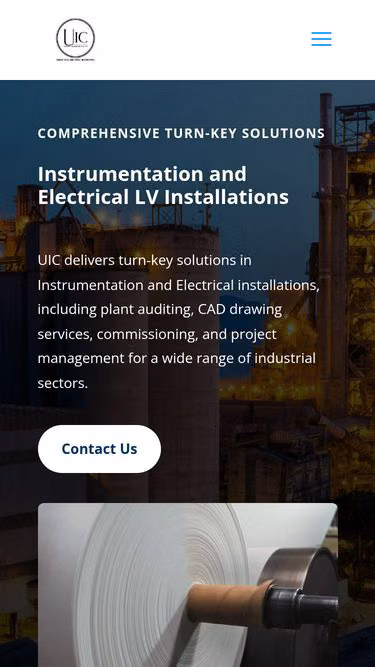 Screenshot of uic.co.za