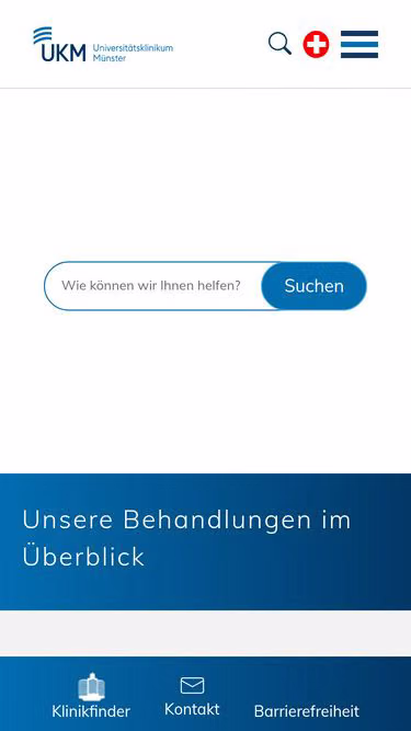 Screenshot of ukm.eu