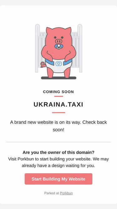 Screenshot of ukraina.taxi