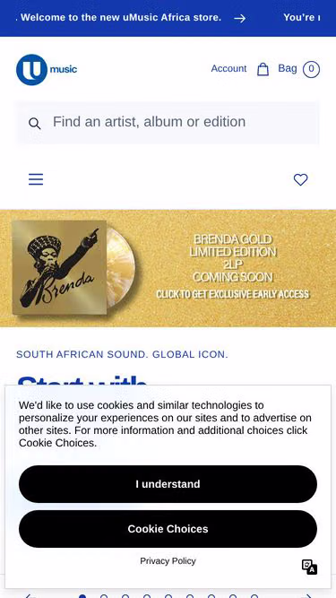 Screenshot of ulive.co.za