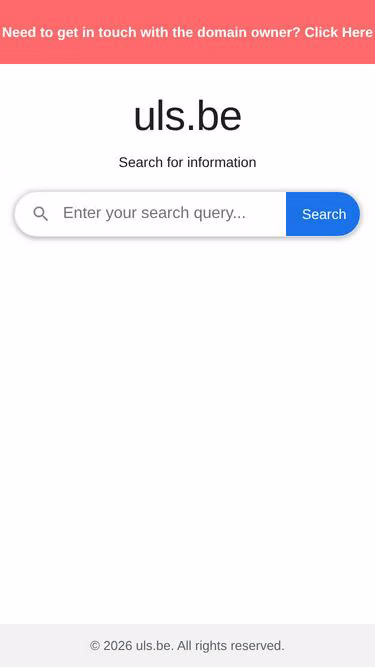 Screenshot of uls.be