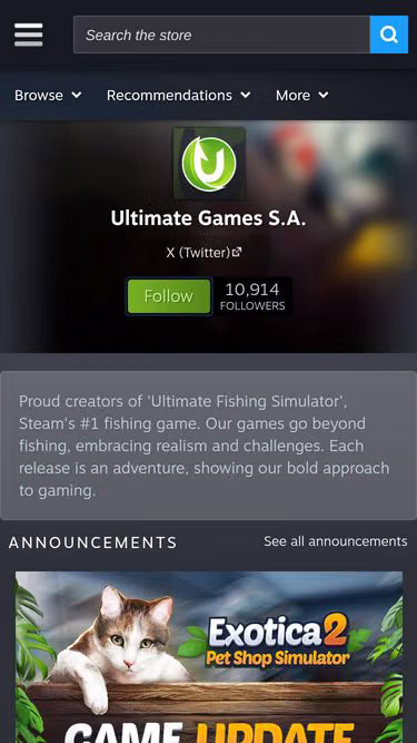Screenshot of ult.ink