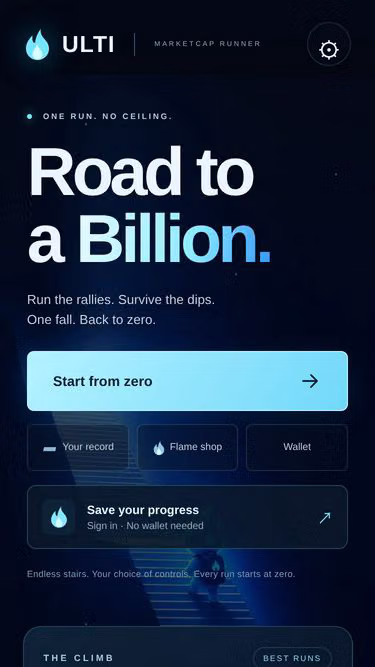 Screenshot of ult.run