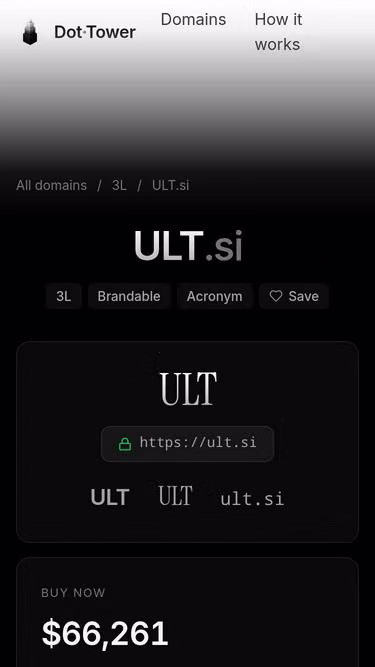 Screenshot of ult.si