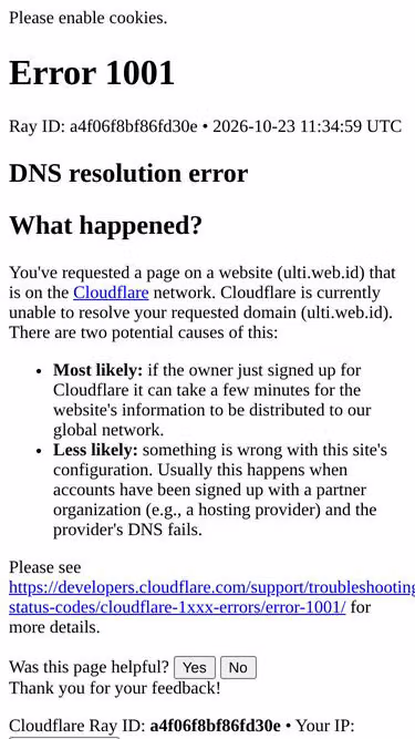 Screenshot of ulti.web.id