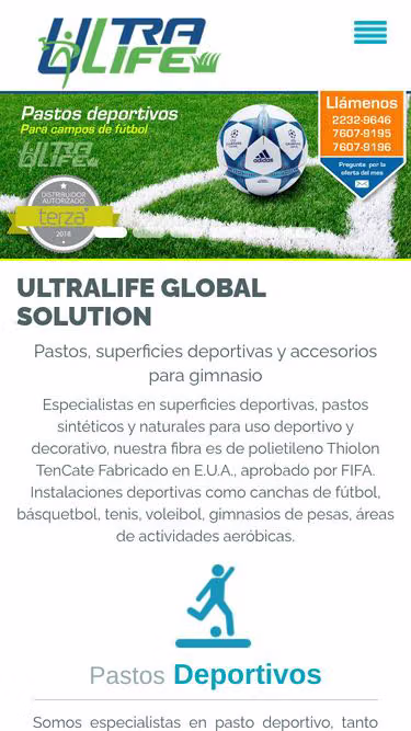 Screenshot of ultralife.com.mx