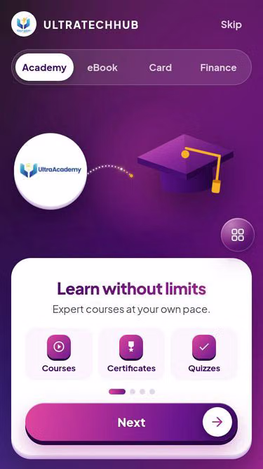 Screenshot of ultralife.tech