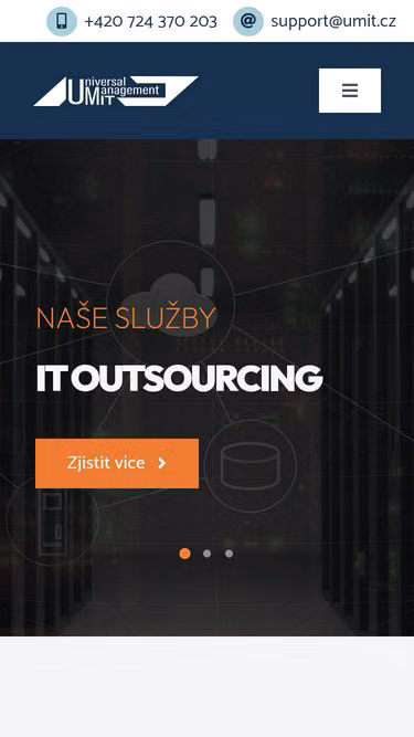 Screenshot of umit.cz