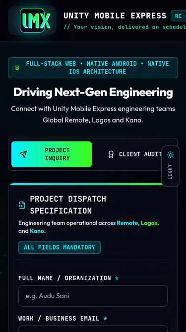 Screenshot of umx.com.ng