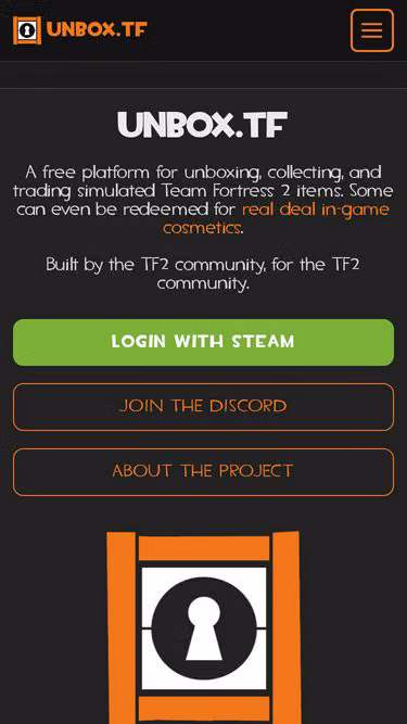 Screenshot of unbox.tf