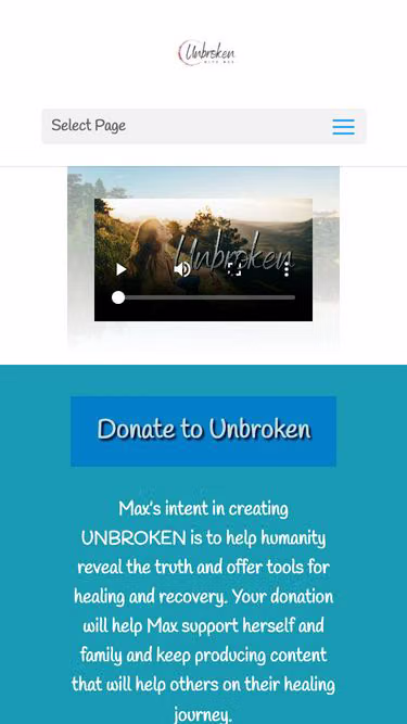 Screenshot of unbroken.global