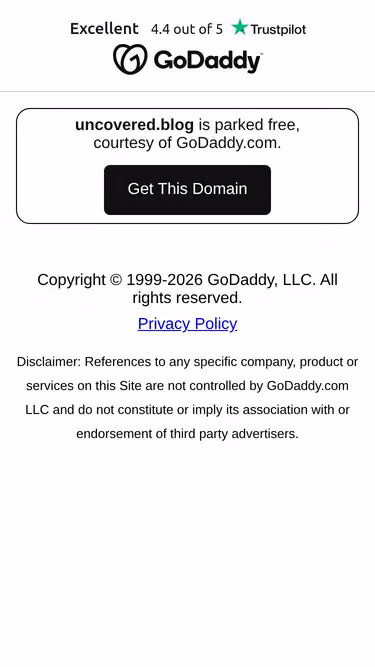 Screenshot of uncovered.blog