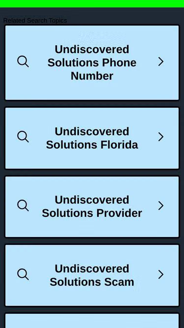 Screenshot of undiscovered.solutions