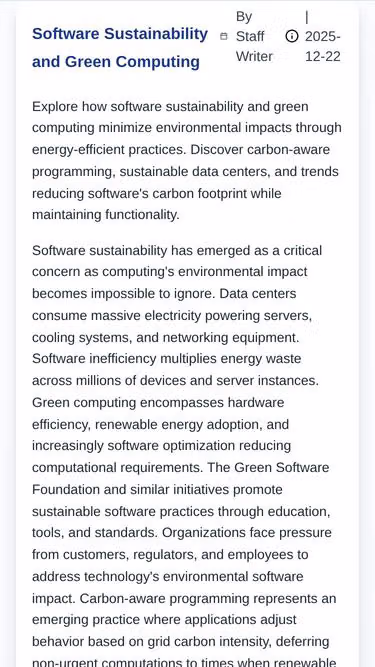 Screenshot of unify.green