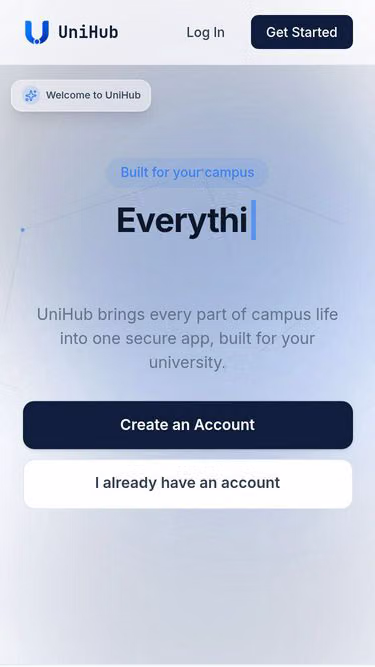 Screenshot of unihub.com.ng