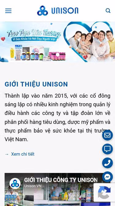 Screenshot of unison.vn