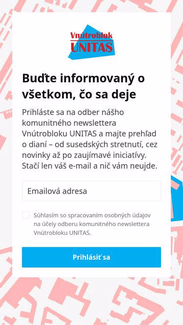 Screenshot of unitas.sk
