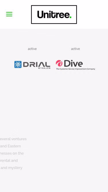 Screenshot of unitree.ee