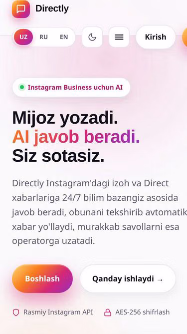 Screenshot of unitree.uz