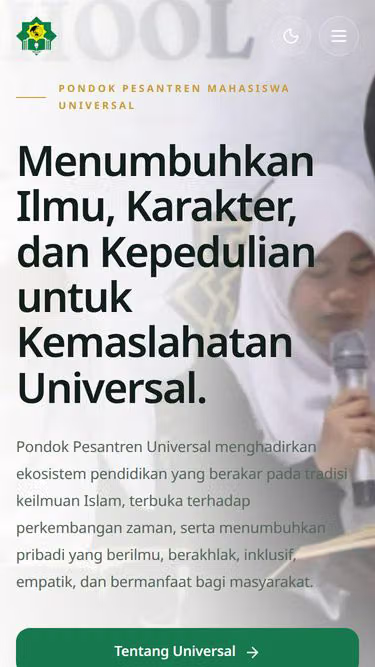 Screenshot of universal.ponpes.id