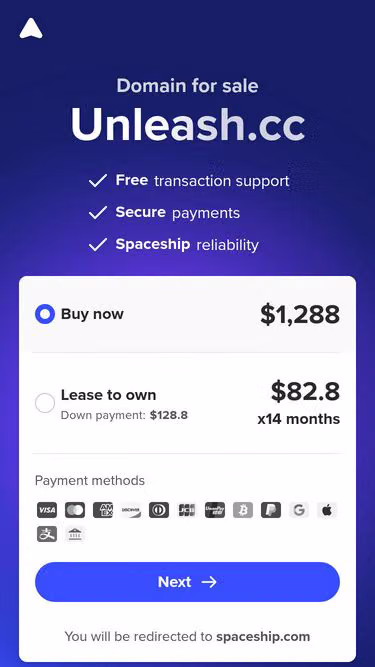 Screenshot of unleash.cc