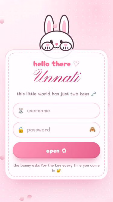 Screenshot of unnati.love