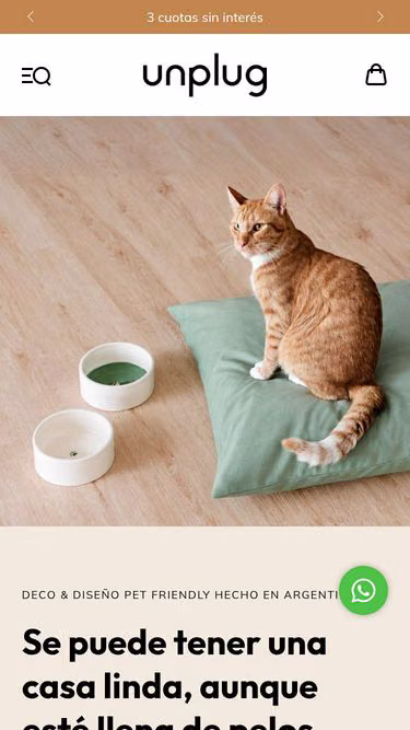 Screenshot of unplug.com.ar
