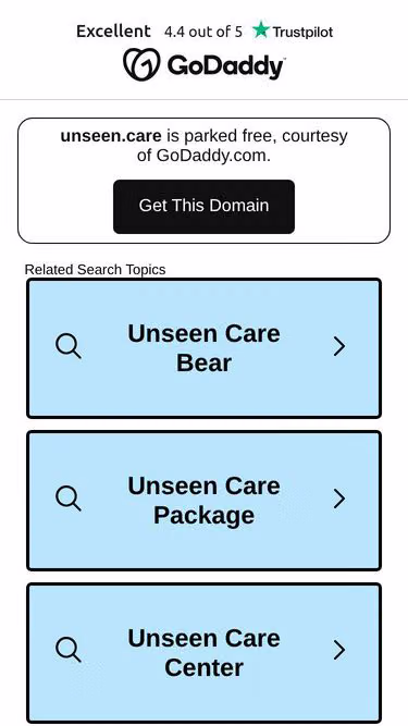 Screenshot of unseen.care