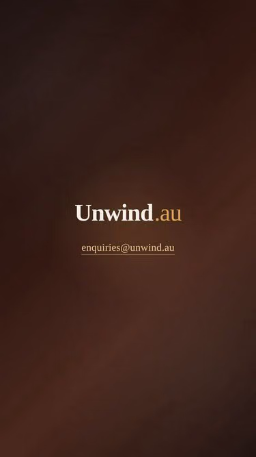 Screenshot of unwind.au