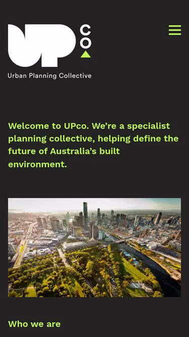 Screenshot of upco.com.au