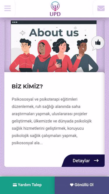 Screenshot of upd.org.tr