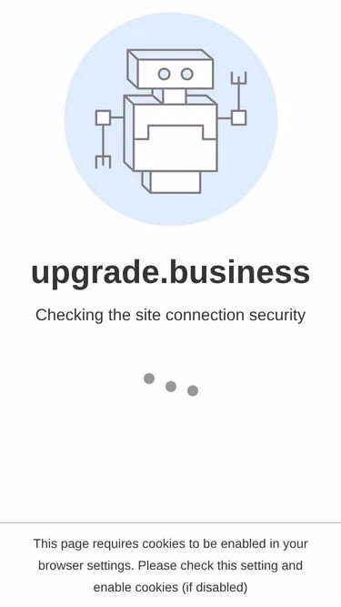 Screenshot of upgrade.business