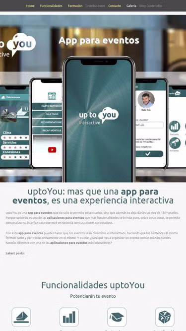Screenshot of uptoyou.es