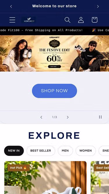 Screenshot of urbanfit.fashion