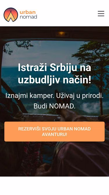 Screenshot of urbannomad.rs